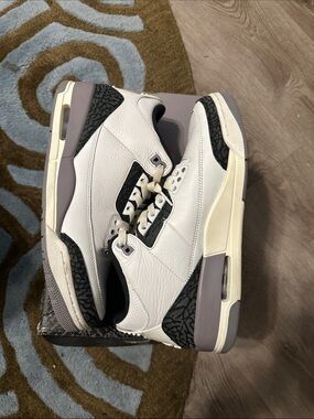 Air Jordan 3 Retro White Cement Style Sneakers